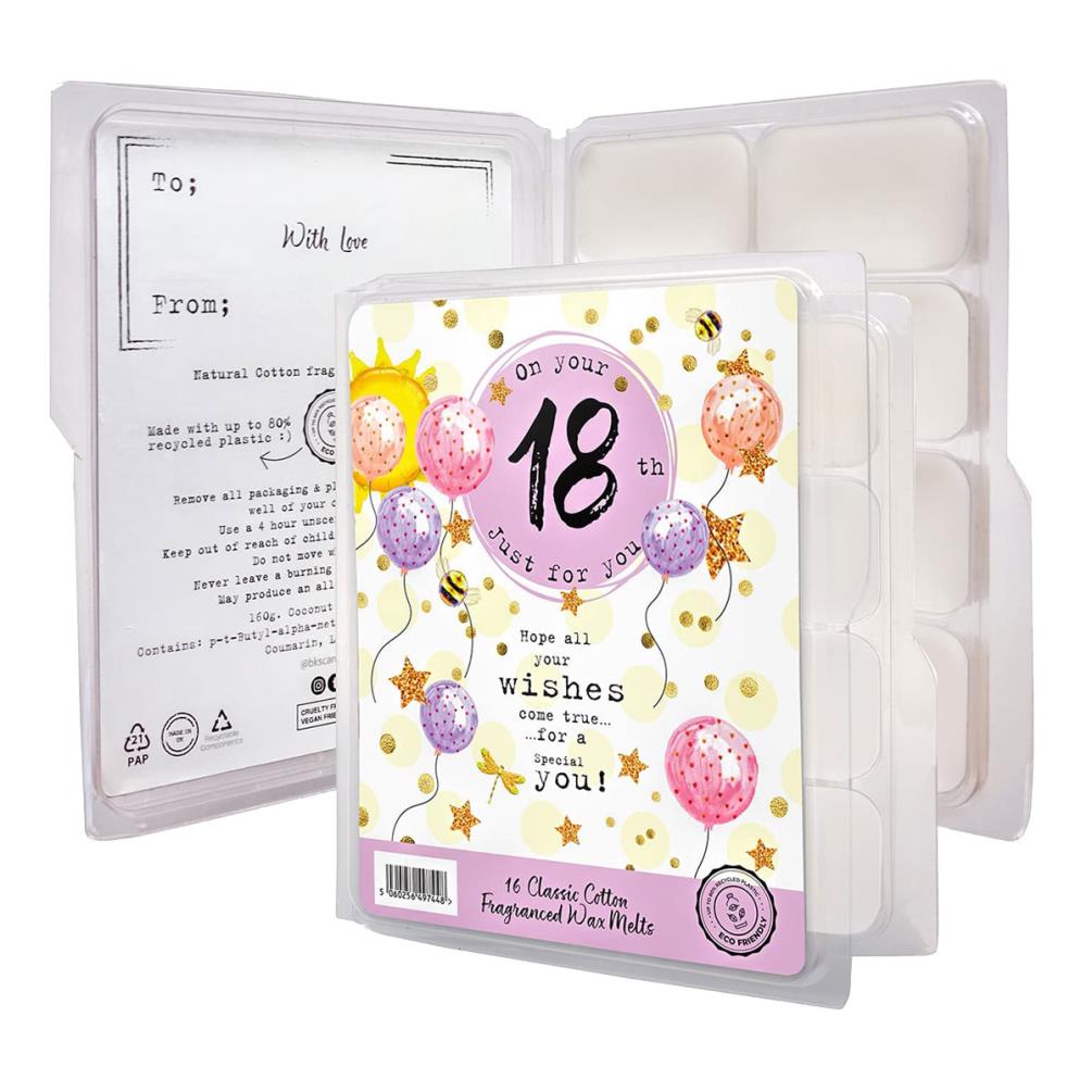 Best Kept Secrets 18th Birthday Wax Melts (Pack of 8) £8.09